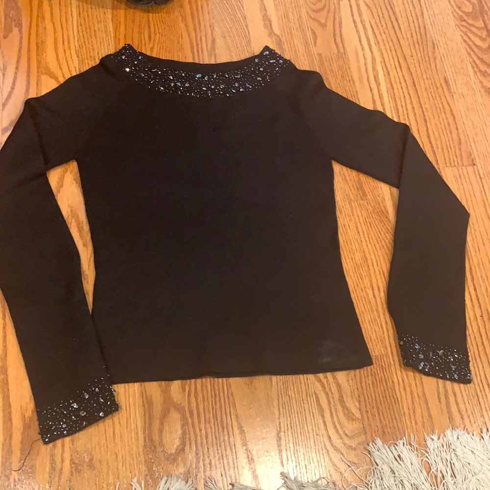 Dana Buckman size small wool sweater with beating
